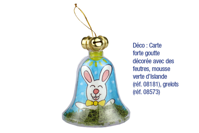 Transparent Plastic Bell - 7 - Fillable Shapes - Plastic - 10doigts.com - Formes à garnir - Plastique - 10doigts.fr