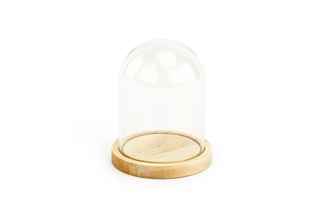 Glass Bell with Base - 1 - Snow globe, Bell - 10doigts.com - Boule à neige, Cloche - 10doigts.fr
