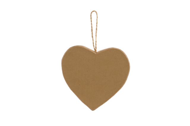 Star and Heart Cardboard Kraft Ornaments - 8 - Christmas Garland and Ornaments - 10doigts.com - Guirlandes et suspensions Noël - 10doigts.fr