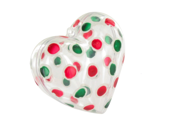 corazón luna - Formes à garnir - Plastique - 10doigts.fr
