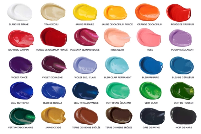 Colorama Acrylic Liquitex Colart - Peinture acrylique artiste - 10doigts.fr
