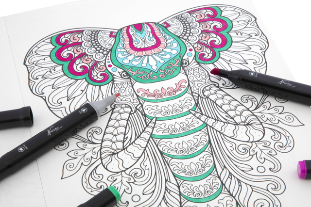 Notebook of 16 Coloring Pages - Animals - 2 - Coloring Shapes and Drawings - 10doigts.com - Coloriage - 10doigts.fr