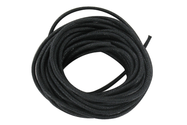 Waxed Cotton Cord - Black - 2 - Cotton Thread, Skein - 10doigts.com - Fils pour bracelets brésiliens - 10doigts.fr