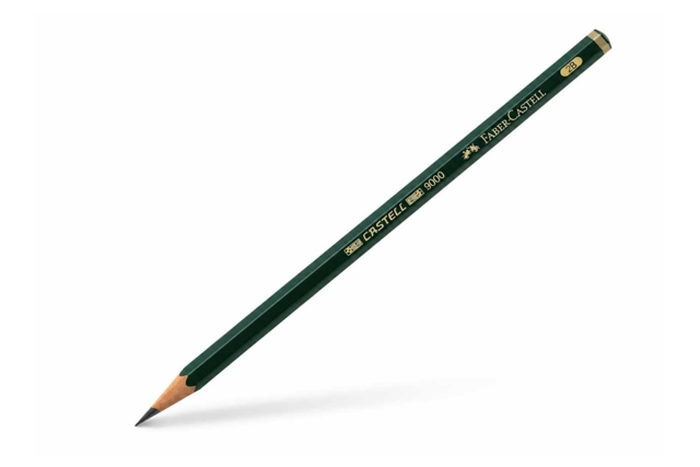 Castell 9000 graphite pencils, - Crayons graphite et mines pour le dessin - 10doigts.fr
