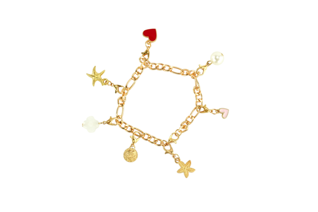 Golden Chain Bracelet Kit with Charms - 3 Pieces - 5 - Jewelry Kits - 10doigts.com - Kits Bijoux - 10doigts.fr