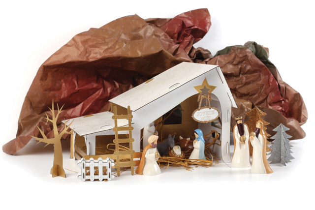 DIY Christmas Nativity - 1 - Christmas Creative Kits for Children - 10doigts.com - Crèches et villages de Noël à fabriquer - 10doigts.fr