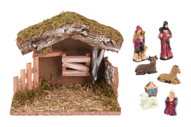creche navideña y santones - Crèches et villages de Noël à fabriquer - 10doigts.fr