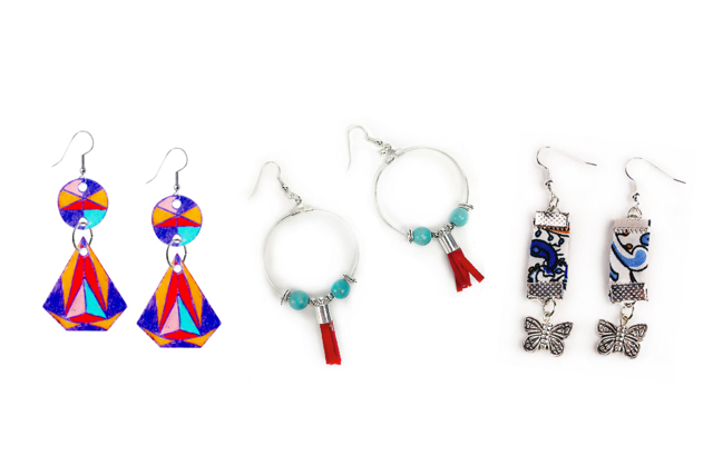 ganchos de bucle plateados - Boucles d'oreilles - 10doigts.fr