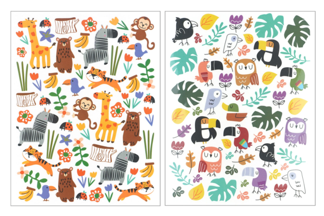 Assorted Pattern Transfers - 4 Sheets - 4 - Kids Transfers - 10doigts.com - Décalcomanies enfants et transfert - 10doigts.fr