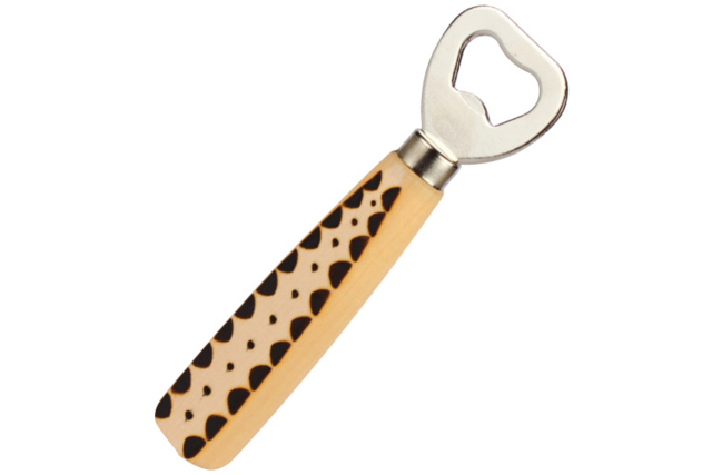 Abridor en madera y metal - Objets bois pour la cuisine - 10doigts.fr