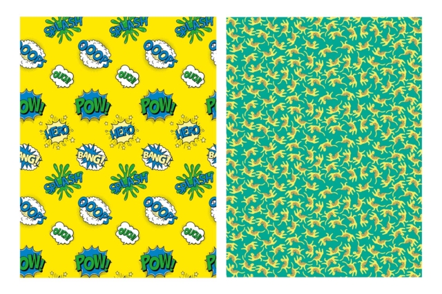 decopatch amarillo burbujas cómic - Papiers Décopatch - 10doigts.fr