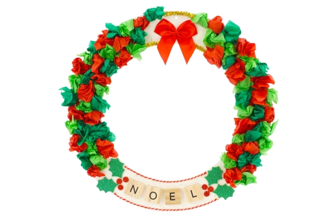 Decoración Niño Navidad Corona - Couronnes de Noël - 10doigts.fr
