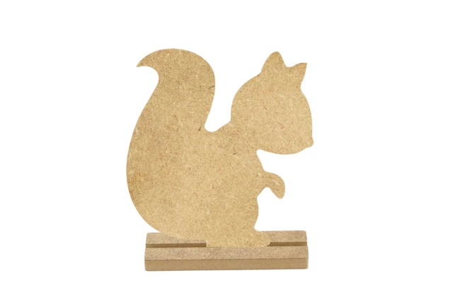 Ardilla de madera + base  - Animaux en bois - 10doigts.fr