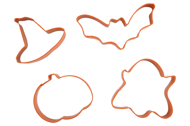 cortadores de halloween calabaza fantasma sombrero murciélago - Emporte-pièces créatifs pour enfants - 10doigts.fr