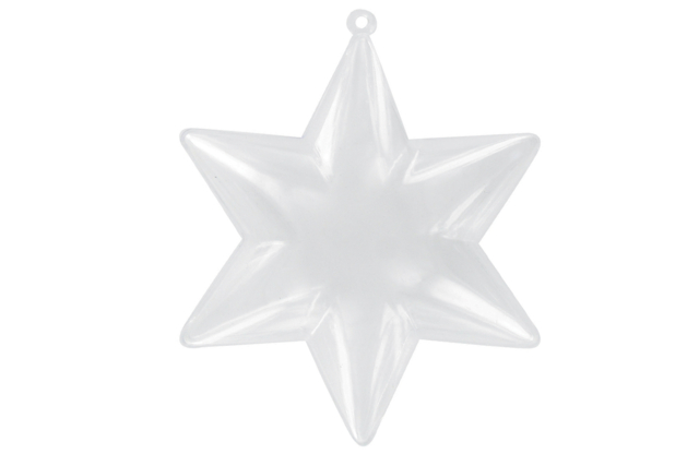 Transparent Plastic Stars - 10 Pieces - 4 - Transparent Plastic - 10doigts.com - Plastique Transparent - 10doigts.fr
