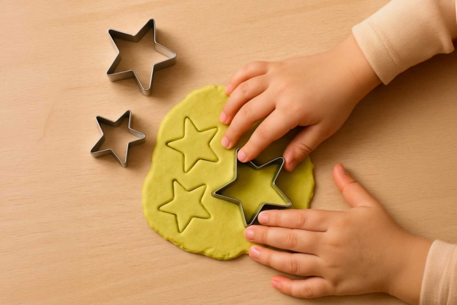 estrellas pasta a modelar - Emporte-pièces créatifs pour enfants - 10doigts.fr