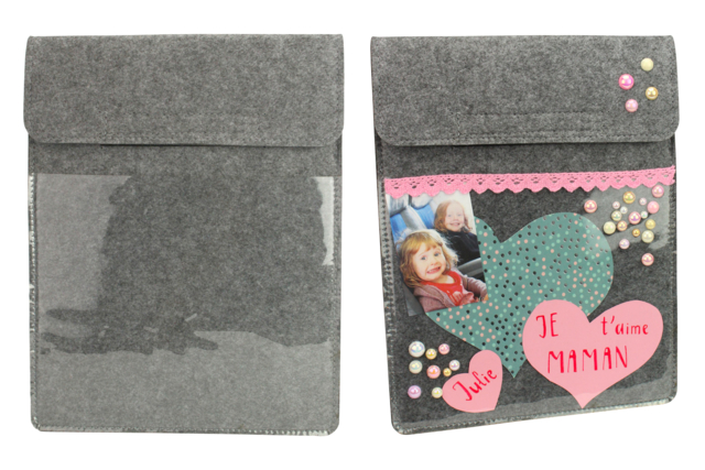 funda protectora para tableta - Sacs et trousses en tissu à personnaliser : vos supports de création textile - 10doigts.fr