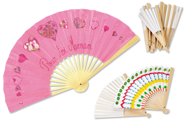 Abanicos - Supports en papier - 10doigts.fr