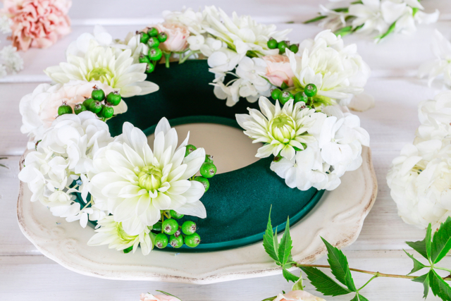 make a flower wreath - Supports pour Art Floral : Donnez vie à vos compositions - 10doigts.fr