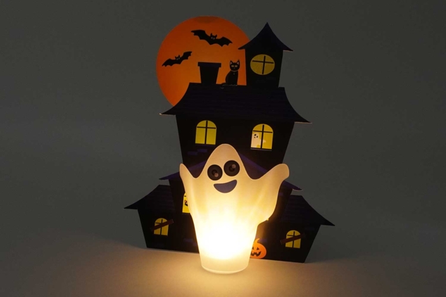 fantasma luminoso - Kits créatifs Halloween - 10doigts.fr