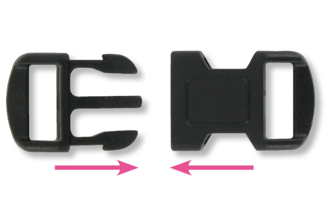 Plastic Clip Closures - 4 - Clips and Carabiners - 10doigts.com - Clips et mousquetons : les finitions pour vos accessoires DIY - 10doigts.fr