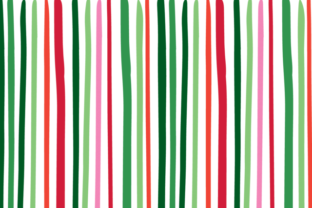 hoja bandas roja verde - Thème Noël - 10doigts.fr