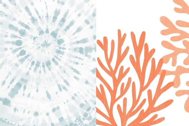 Coral Paper Pad, 30 x 30 cm - 60 Sheets - 4 - Patterned Papers - 10doigts.com - Papiers à motifs - 10doigts.fr