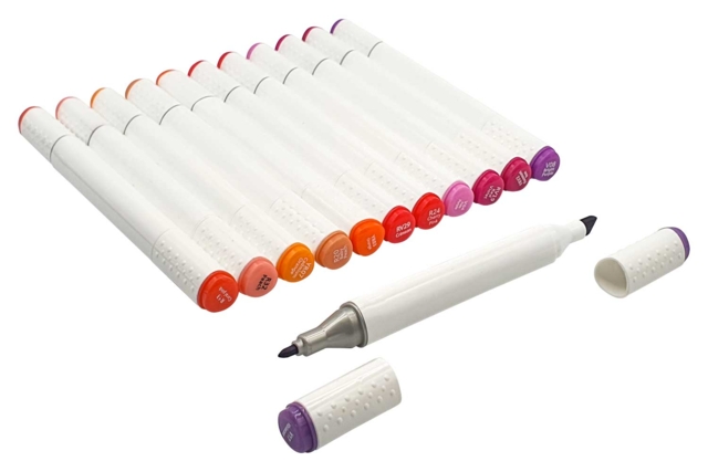 Alcohol Markers, Double-Tipped - Choice of Colors - 5 - Fancy Markers - 10doigts.com - Feutres fantaisie : paillettes, effets magiques et couleurs métallisées - 10doigts.fr