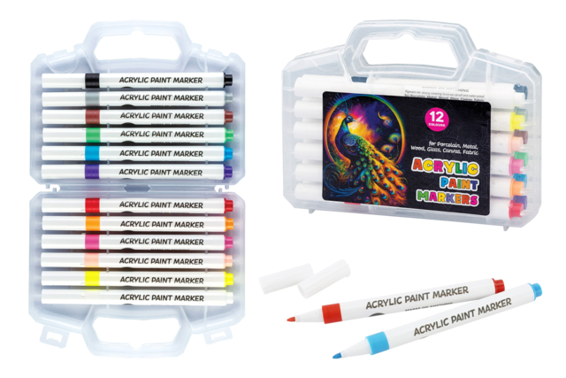 rotuladores acrílicos para niños - Marqueurs peinture : l'intensité de l'acrylique au bout des doigts - 10doigts.fr