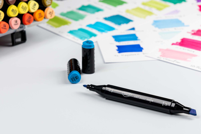 Dual-Tip Alcohol Markers - 80 Pieces - 5 - Calligraphy, Writing - 10doigts.com - Calligraphie, Ecriture - 10doigts.fr