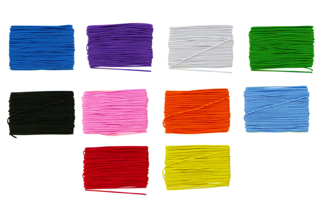 Elastic Threads, 8 m - 10 Colors - 1 - Elastic Thread - 10doigts.com - Fils élastiques - 10doigts.fr