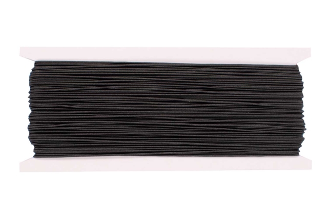 Black Elastic Thread - 50 m - 1 - Elastic Thread - 10doigts.com - Fils élastiques - 10doigts.fr
