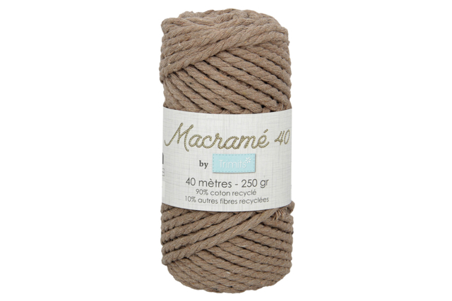 Macramé Thread Ø 5 mm - 40 Meter Spool - 10 - Macramé Threads - 10doigts.com - Fils pour macramé - 10doigts.fr