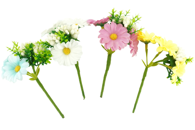 Small Artificial Flower Bouquets - 4 pieces - 4 - Flowers, Plants - 10doigts.com - Fleurs et végétaux pour l’Art Floral : La nature à l'honneur - 10doigts.fr