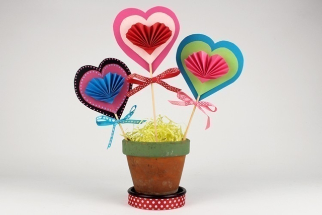 Flores de amor - Papiers colorés - 10doigts.fr