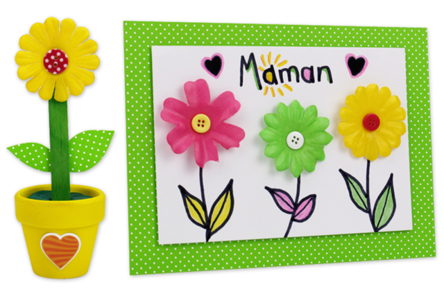 Flores de fieltro - Décorations fleurs et feuilles : ajoutez une touche de nature à toutes vos créations - 10doigts.fr