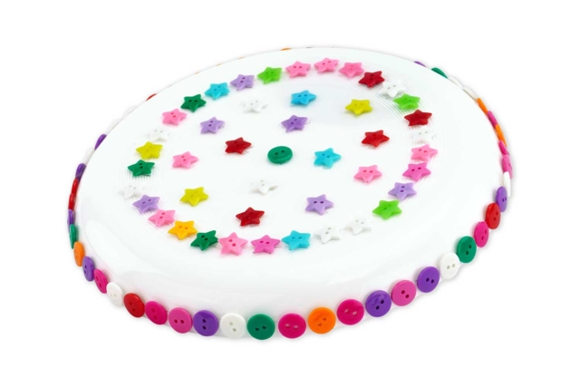 Decorative Frisbee - 3 - Coloring Supports - 10doigts.com - Plastique Opaque - 10doigts.fr