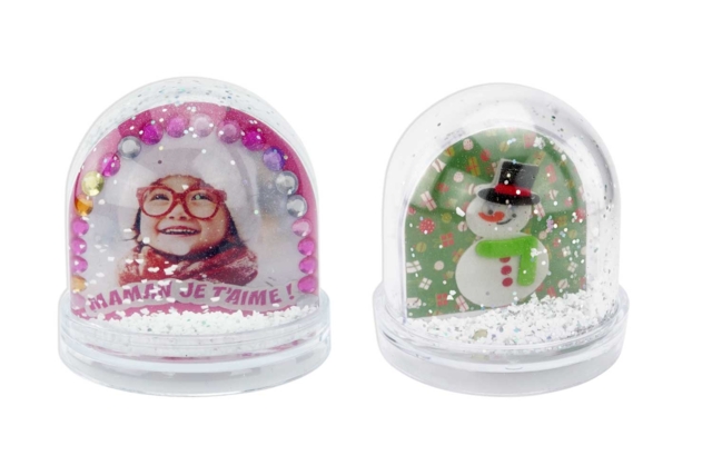 Globo de nieve para decorar invierno - Boule à neige, Cloche - 10doigts.fr
