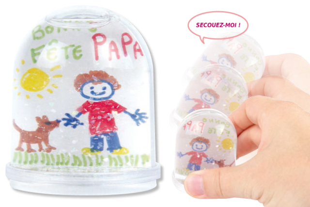 Globo foto “¡Agítame!” - Plastique Transparent - 10doigts.fr