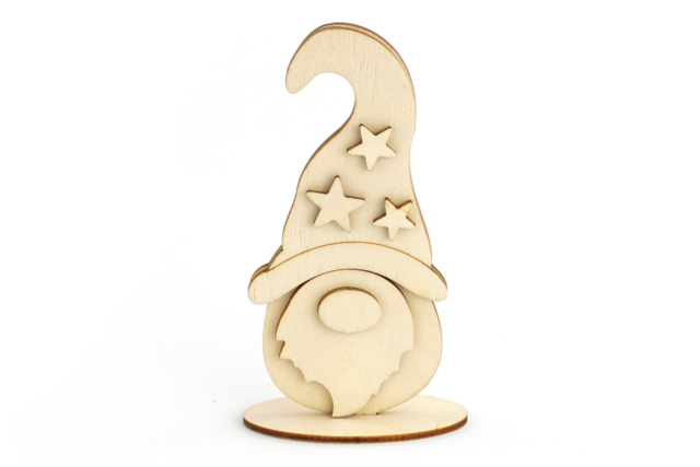 Assemble Your Own Gnomes - 4 Pieces - 3 - Christmas Wooden Objects - 10doigts.com - Objets en bois Noël - 10doigts.fr