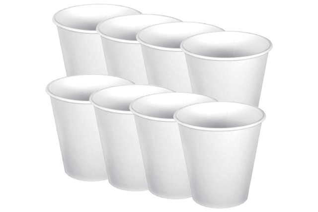 Vaso de cartón blanco - Décorations de table - 10doigts.fr