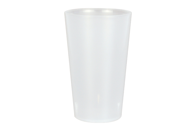 vaso de plástico translúcido - Plastique Opaque - 10doigts.fr