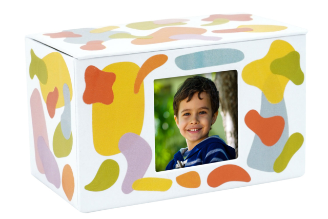 gomets abstractos caja marco - Boîtes et corbeilles en carton - 10doigts.fr