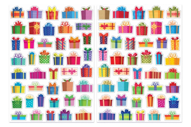 Gomets regalos de Navidad - Gommettes de Noël : autocollants et stickers créatifs pour enfants - 10doigts.fr