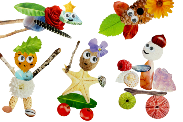 gomets - Gommettes Fleurs, Fruits et Légumes - 10doigts.fr
