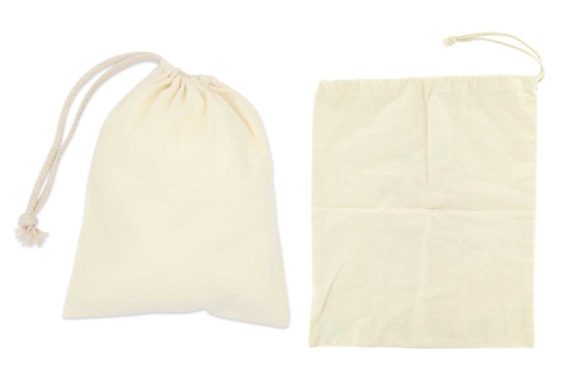 Gran bolsa de algodón con cordón - Coton, lin - Textiles - 10doigts.fr