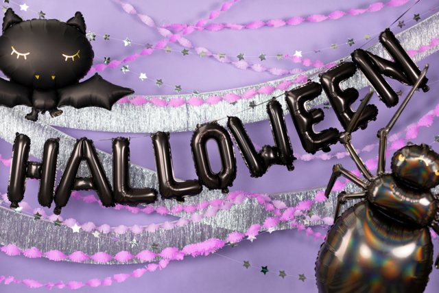 Inflatable HALLOWEEN Garland - 280 cm - 2 - Halloween Balloons - 10doigts.com - Ballons d'halloween - 10doigts.fr