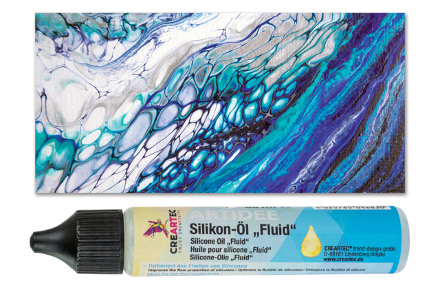 medio de vertido de silicona fluido - Peinture marbling - 10doigts.fr