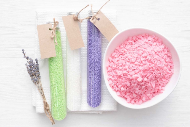 idea regalo sal de baño - Plastique Transparent - 10doigts.fr