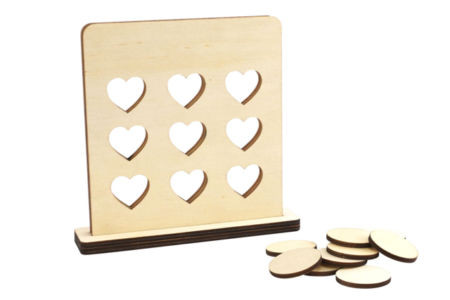 Wooden Heart Power + Tokens - 6 - Wooden Games and Toys - 10doigts.com - Jeux et Jouets en bois - 10doigts.fr